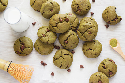 Matcha Chocolate Chip Cookies