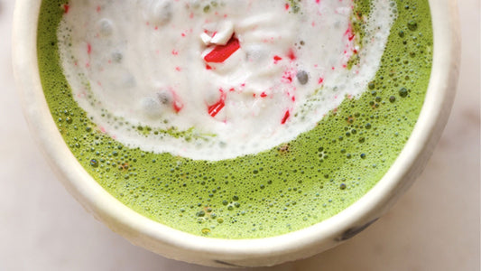 Encha Matcha Candy Cane Egg Nog