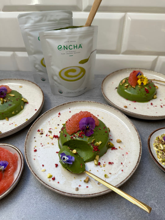 Matcha Panna Cotta Recipe - Encha Matcha Green Tea