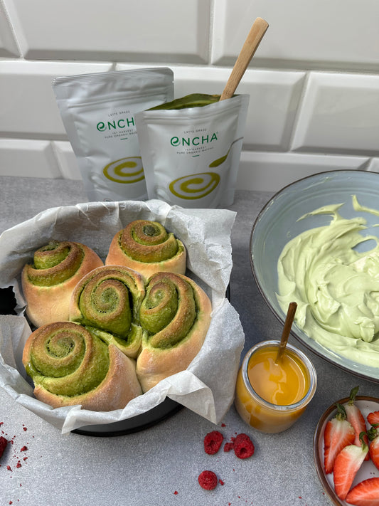 The Best Matcha Rolls - Matcha (Cinnamon) Buns Recipe