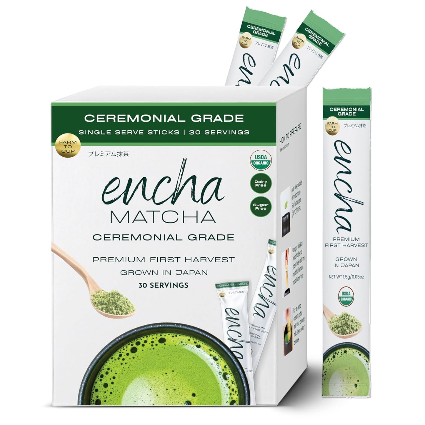 Encha Ceremonial Grade Matcha Powder