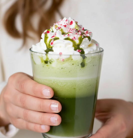 Peppermint Matcha Latte