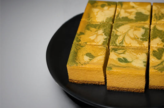 Matcha Pumpkin Spice Cheesecake Bars: The Fall Bake Worth Preheating For