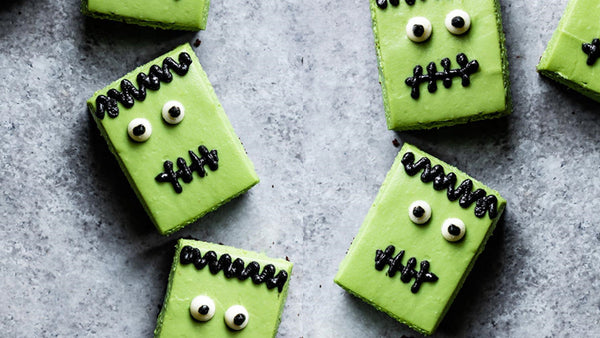 Encha Matcha Gluten Free Cheesecake Frankensteins