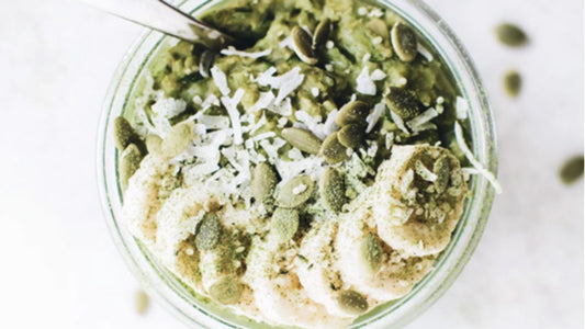 Encha Matcha Zucchini Oatmeal