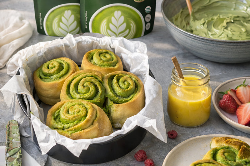 The Best Matcha Rolls - Matcha (Cinnamon) Buns Recipe