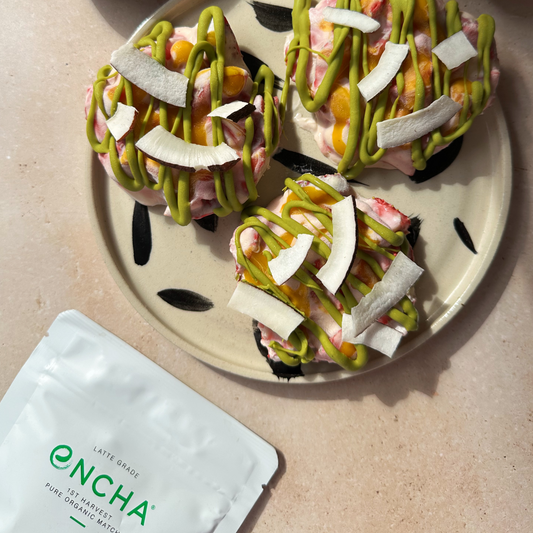 🍓 Cool Down with This Summer Matcha Treat | Frozen, fruity, and fun