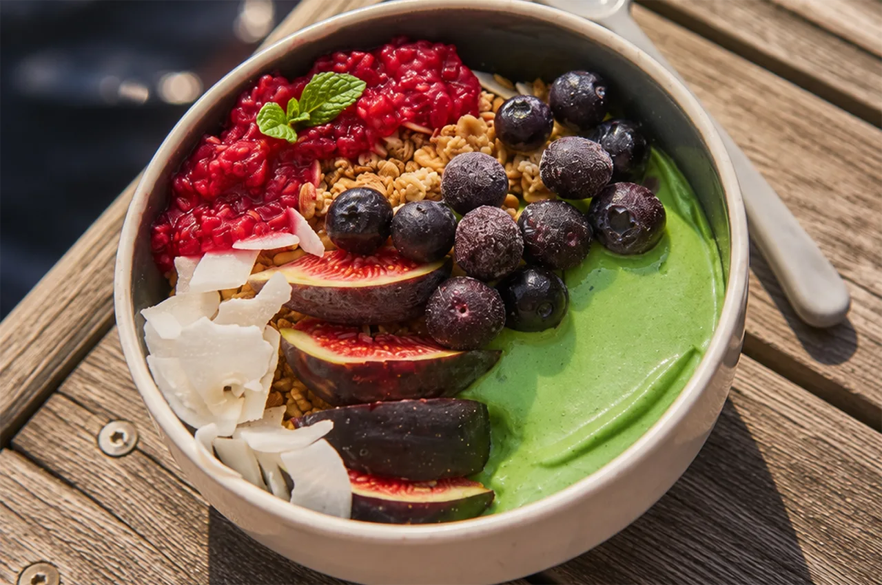ENCHA BREAKFAST SERIES - SPINACH SMOOTHIE BOWL
