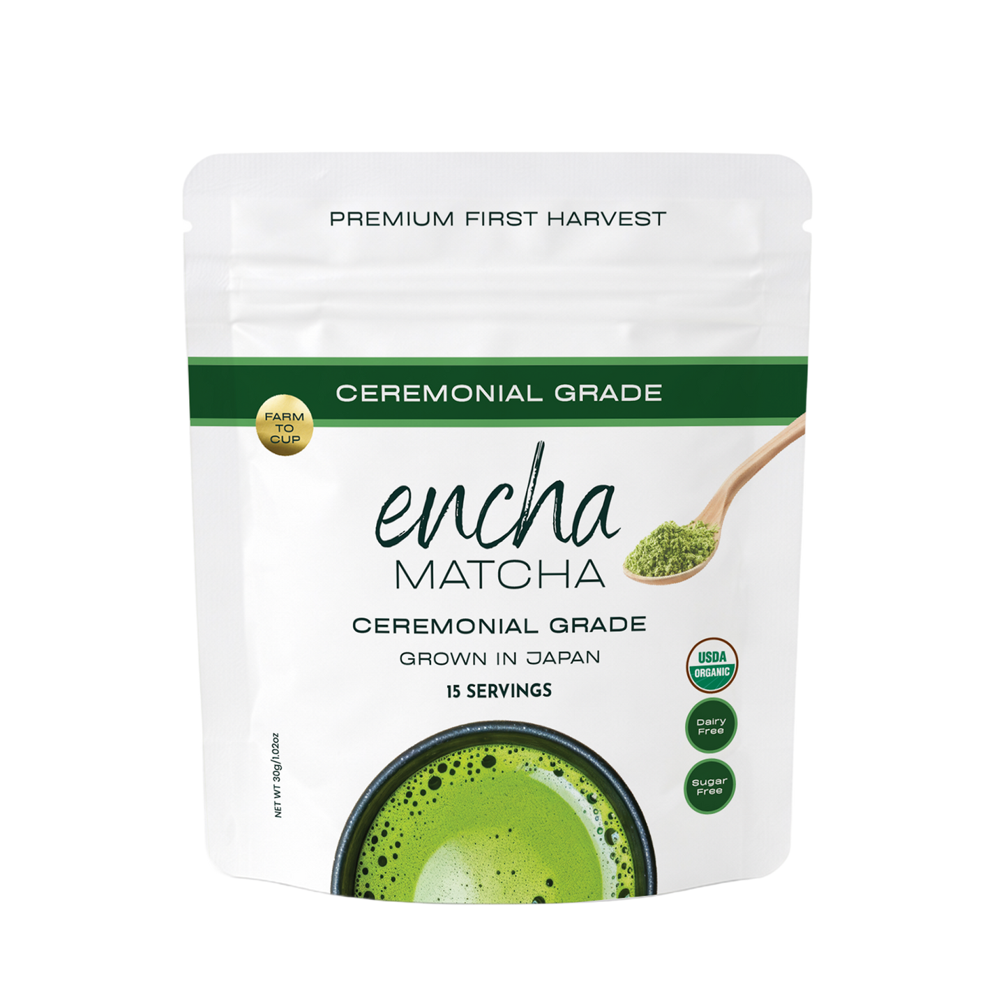 Encha Ceremonial Grade Matcha Powder