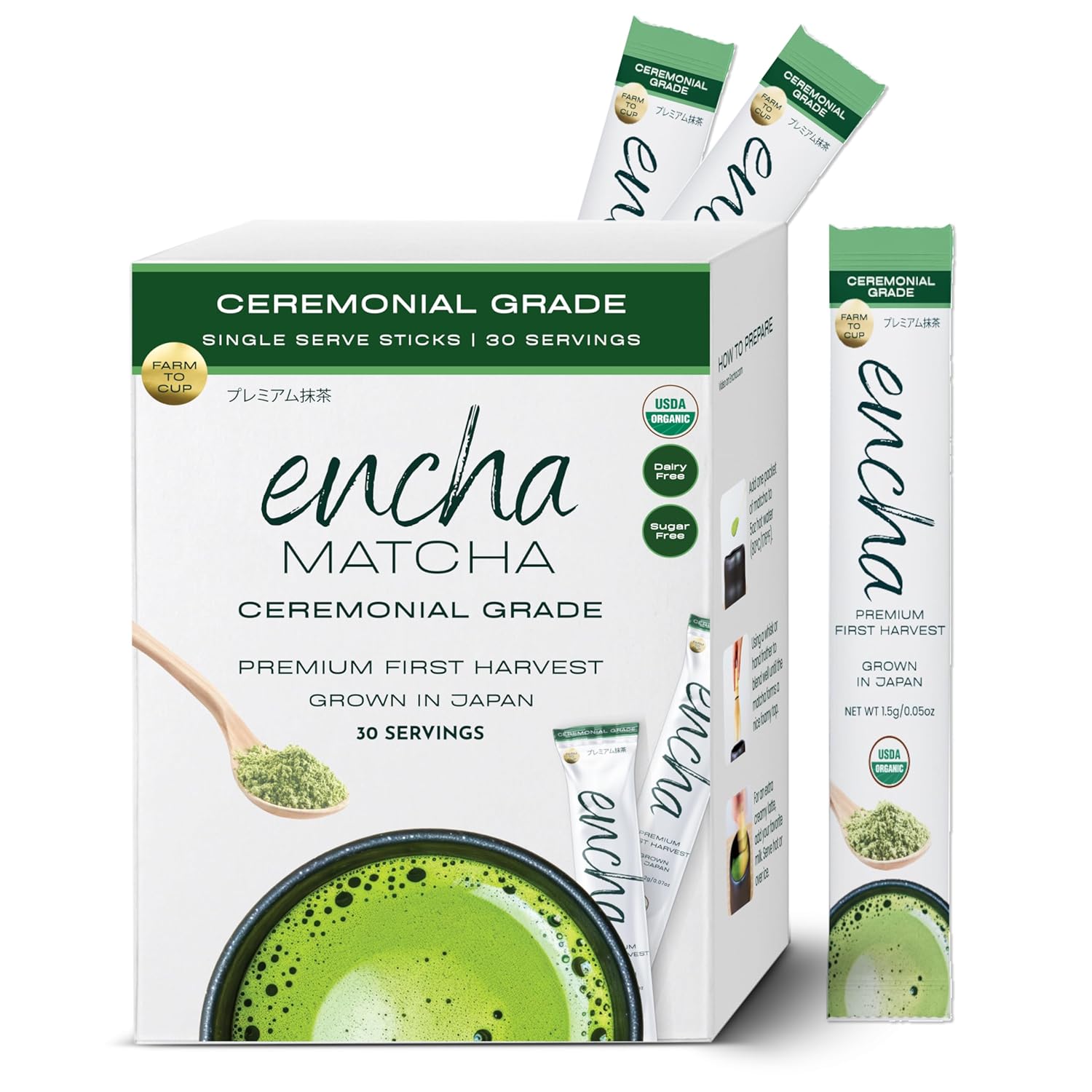Encha Ceremonial Grade Matcha Powder