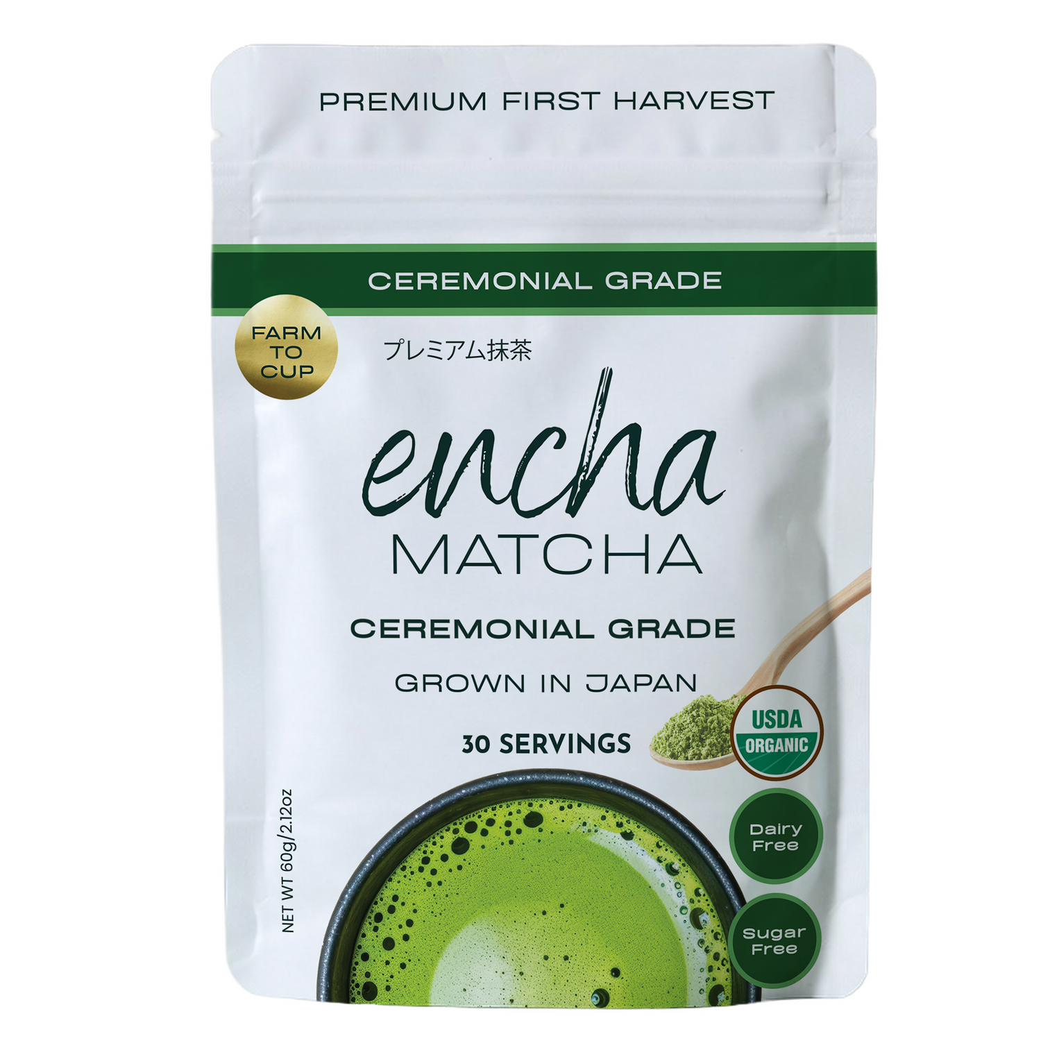 Encha Ceremonial Grade Matcha Powder