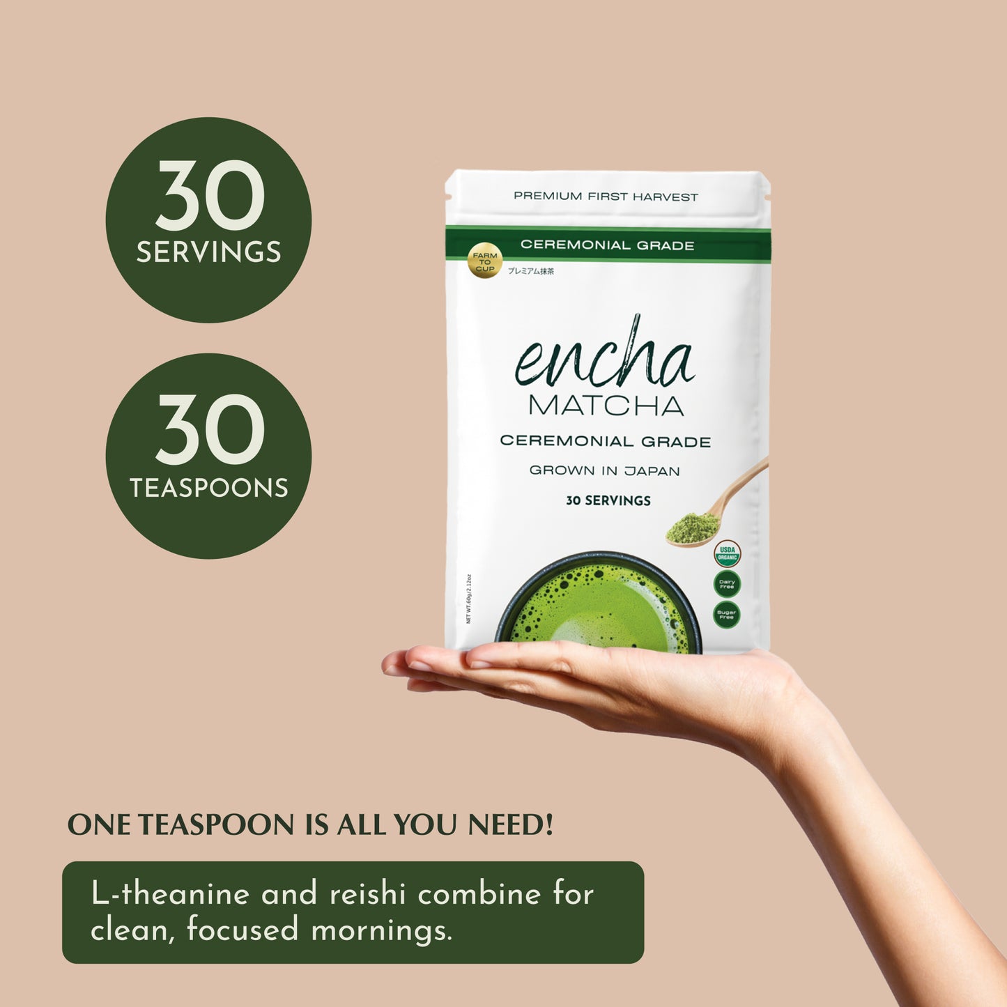 Encha Ceremonial Grade Matcha Powder