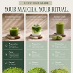 An infographic titled 'YOUR MATCHA. YOUR RITUAL.