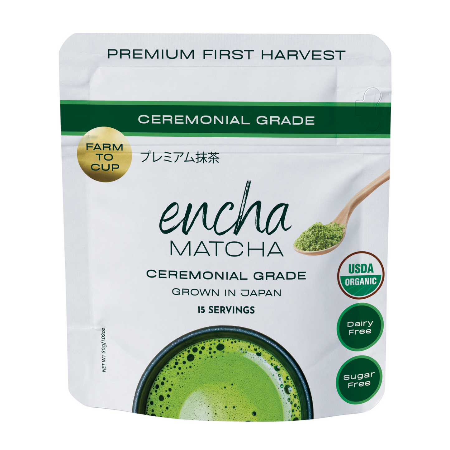 Encha Ceremonial Grade Matcha Powder