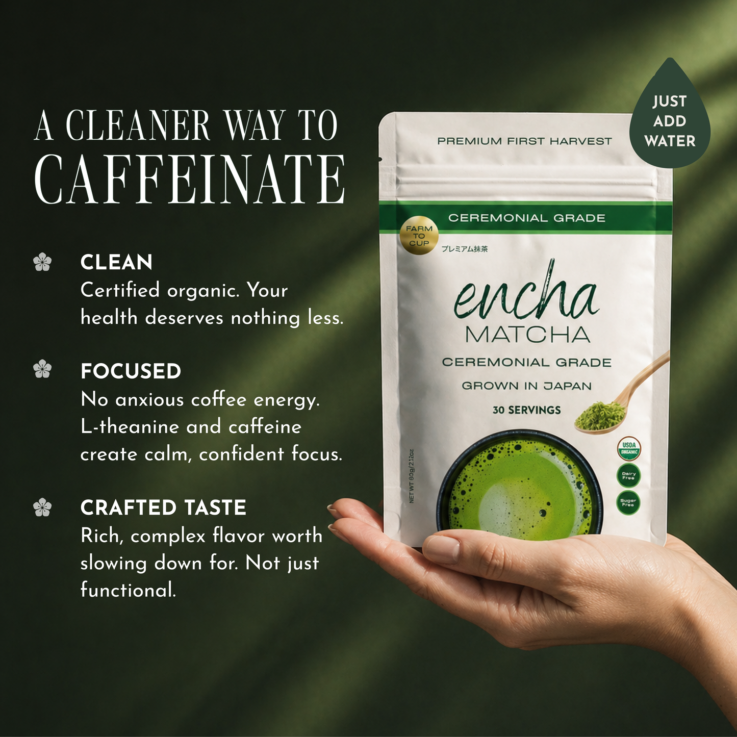 Encha Ceremonial Grade Matcha Powder