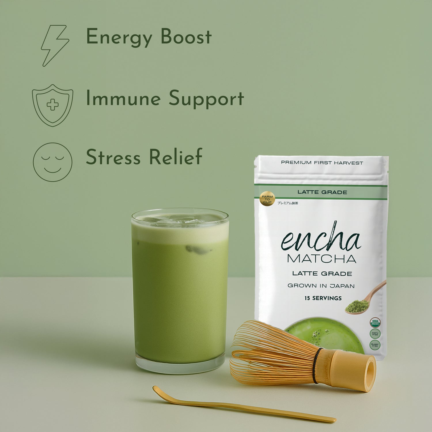 Encha Latte Grade Matcha Powder
