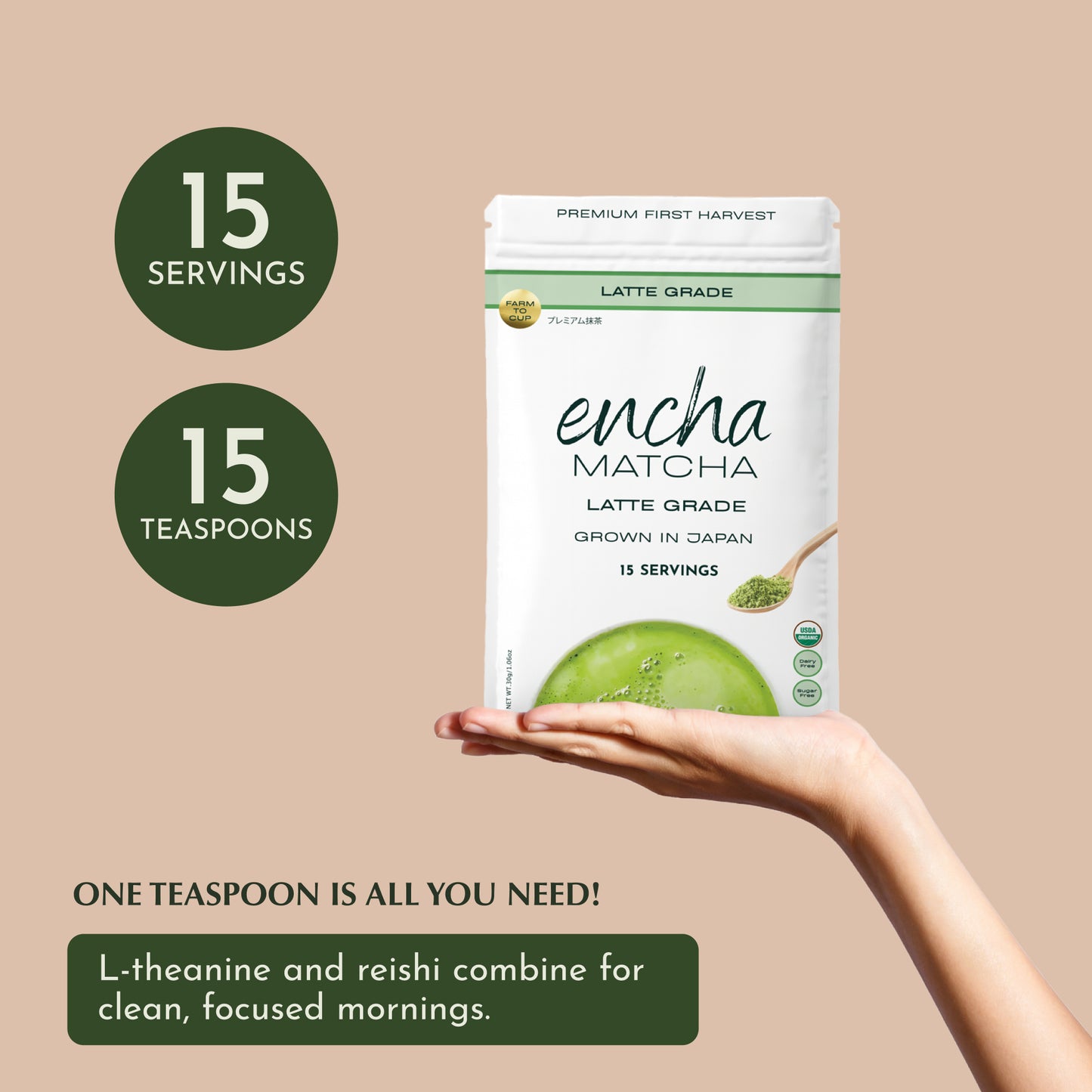 Encha Latte Grade Matcha Powder