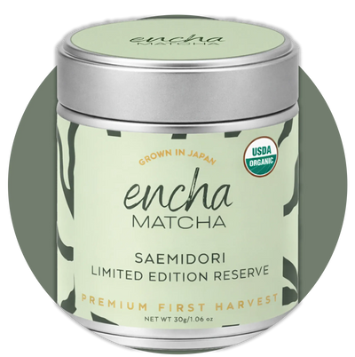 Encha Matcha Tea Saemidori Limited Edition Reserve - Ceremonial Grade Matcha Powder