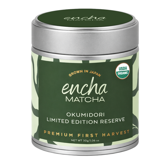 Encha Matcha Tea Okumidori Limited Edition Reserve - Ceremonial Grade Matcha Powder