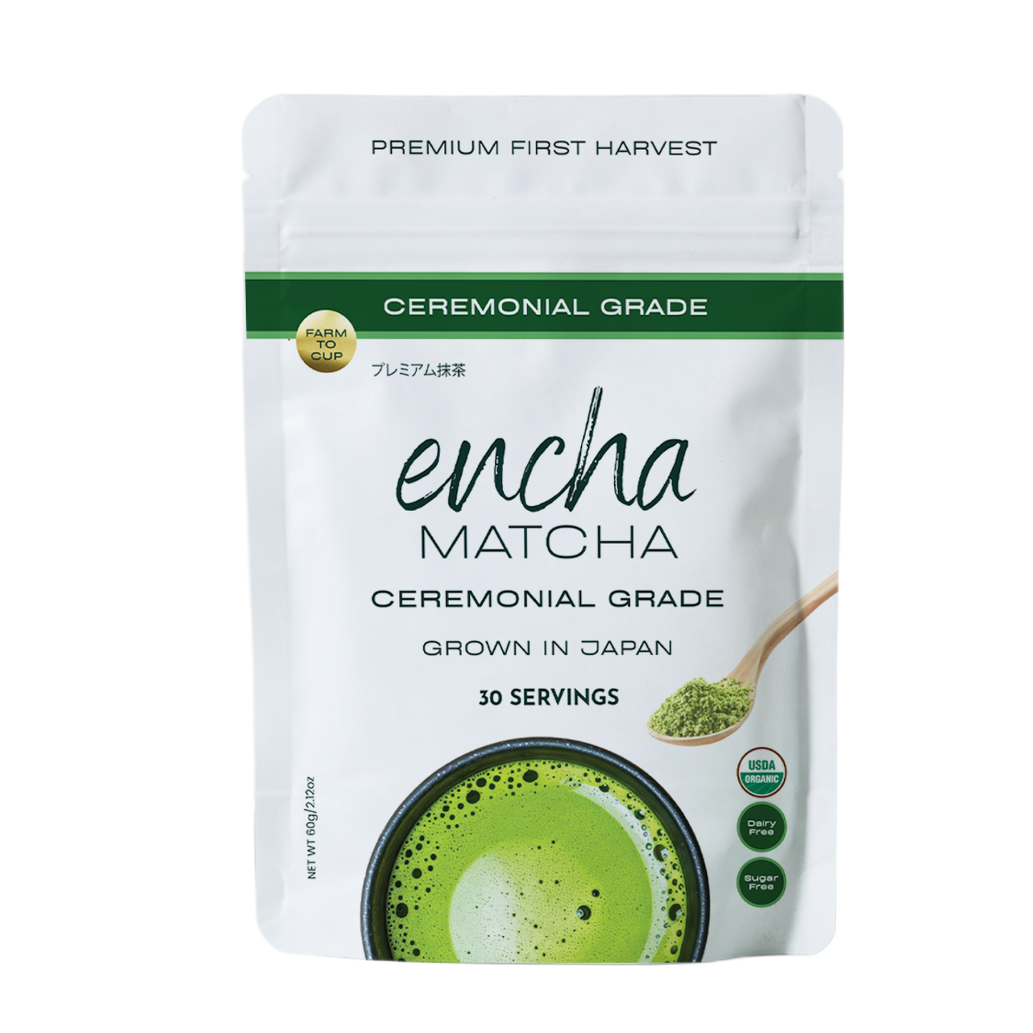 Encha Ceremonial Grade Matcha Powder
