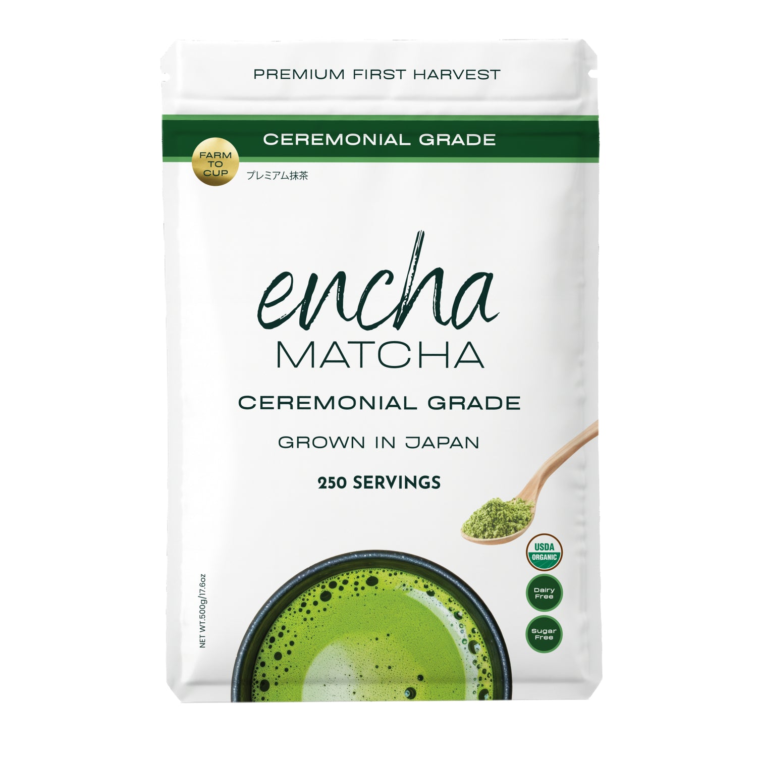 Encha Ceremonial Grade Matcha Powder