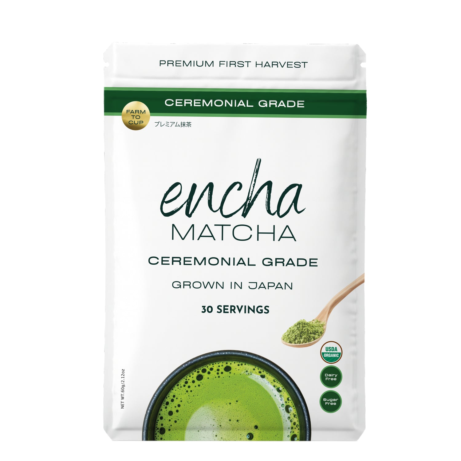 Encha Ceremonial Grade Matcha Powder