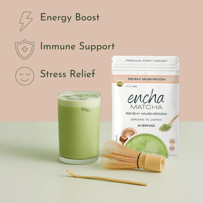 Encha Matcha Latte Powder - Reishi Mushroom