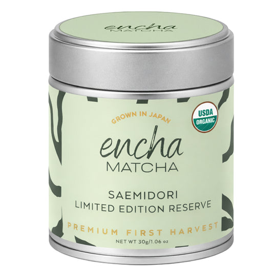 Encha Matcha Tea Saemidori Limited Edition Reserve - Ceremonial Grade Matcha Powder