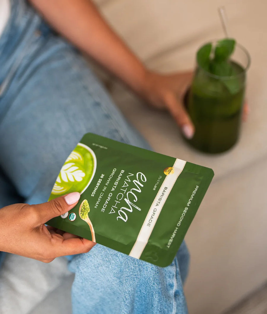 Encha Matcha Barista Grade Latte Organic Matcha Powder