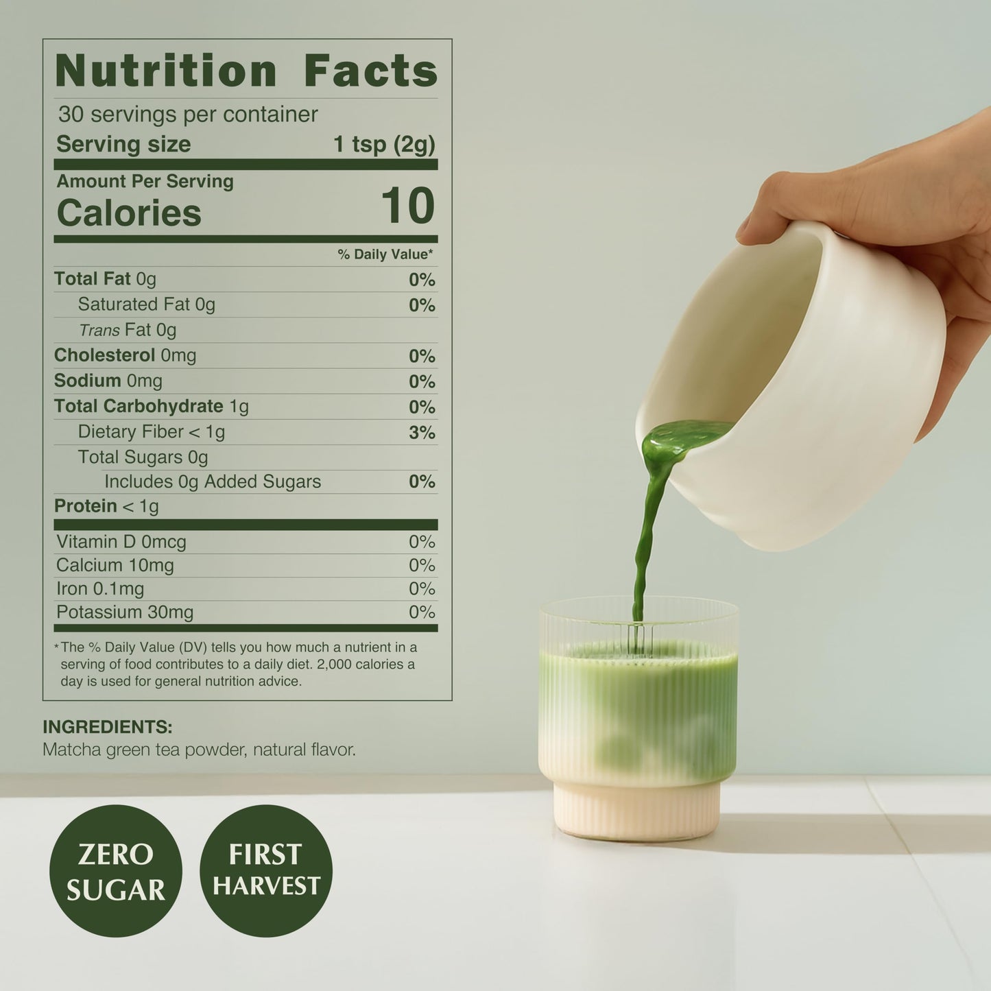 Encha Matcha Latte Powder - Vanilla Matcha