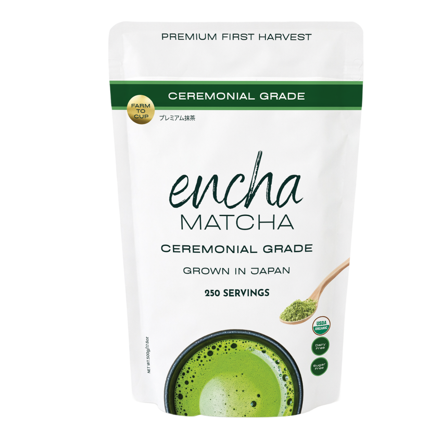 Encha Ceremonial Grade Matcha Powder
