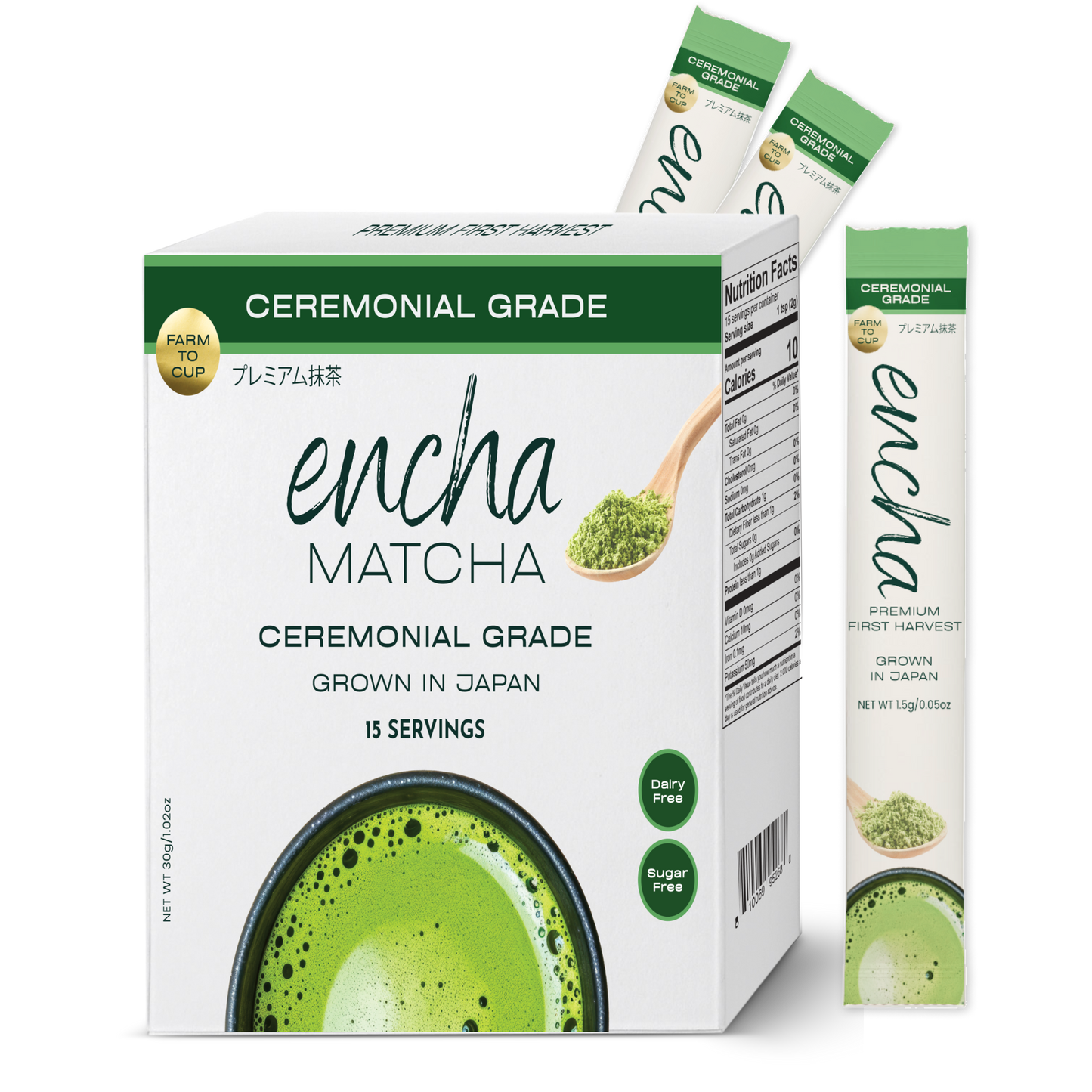 Encha Ceremonial Grade Matcha Powder