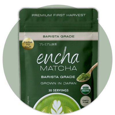 Encha Matcha Barista Grade Latte Organic Matcha Powder