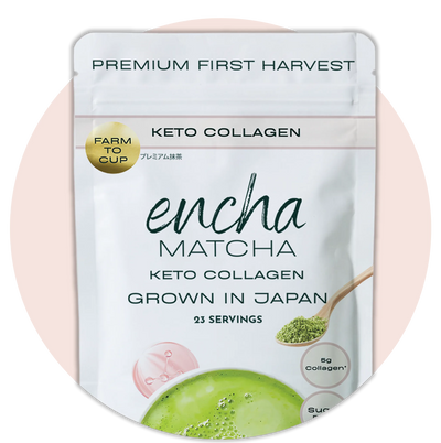 Encha Matcha Latte Powder - Keto Collagen Matcha Powder